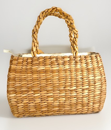 Borsa donna in paglia Nine West. Abbellimenti in legno - Foto 4 di 9