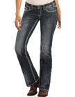 Rock & Roll Denim Jeans Womens Bootcut 24 X 36 Dark Vintage W7_9516 CLEARANCE — photo 1