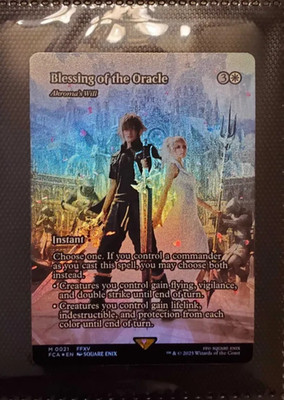Blessing of the Oracle - Akroma's Will (Showcase) -Foil, MTG Final Fantasy