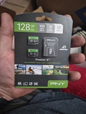 High-Speed 128GB microSDXC Class 10 Card - Waterproof Shockproof - 2-Pack