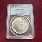 1881 O Morgan Silver Dollar PCGS MS-62