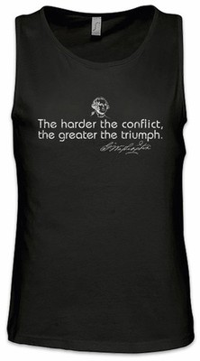 The Harder The Conflict Herren Tank Top George Washington USA President