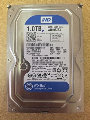 Western Digital Blue (7200RPM, 3.5'', SATA III, 64MB Cache) 1TB Internal...