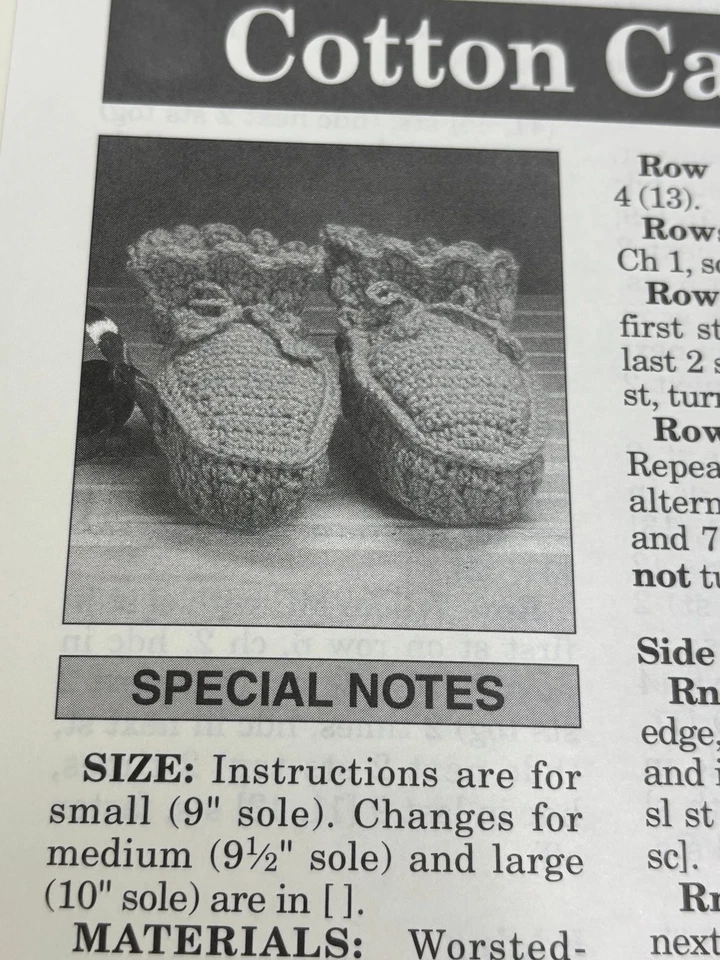 Needlecraft Shop Quick Stitch Slippers 8 Designs Crochet Pattern 941603 - Image 4 of 4