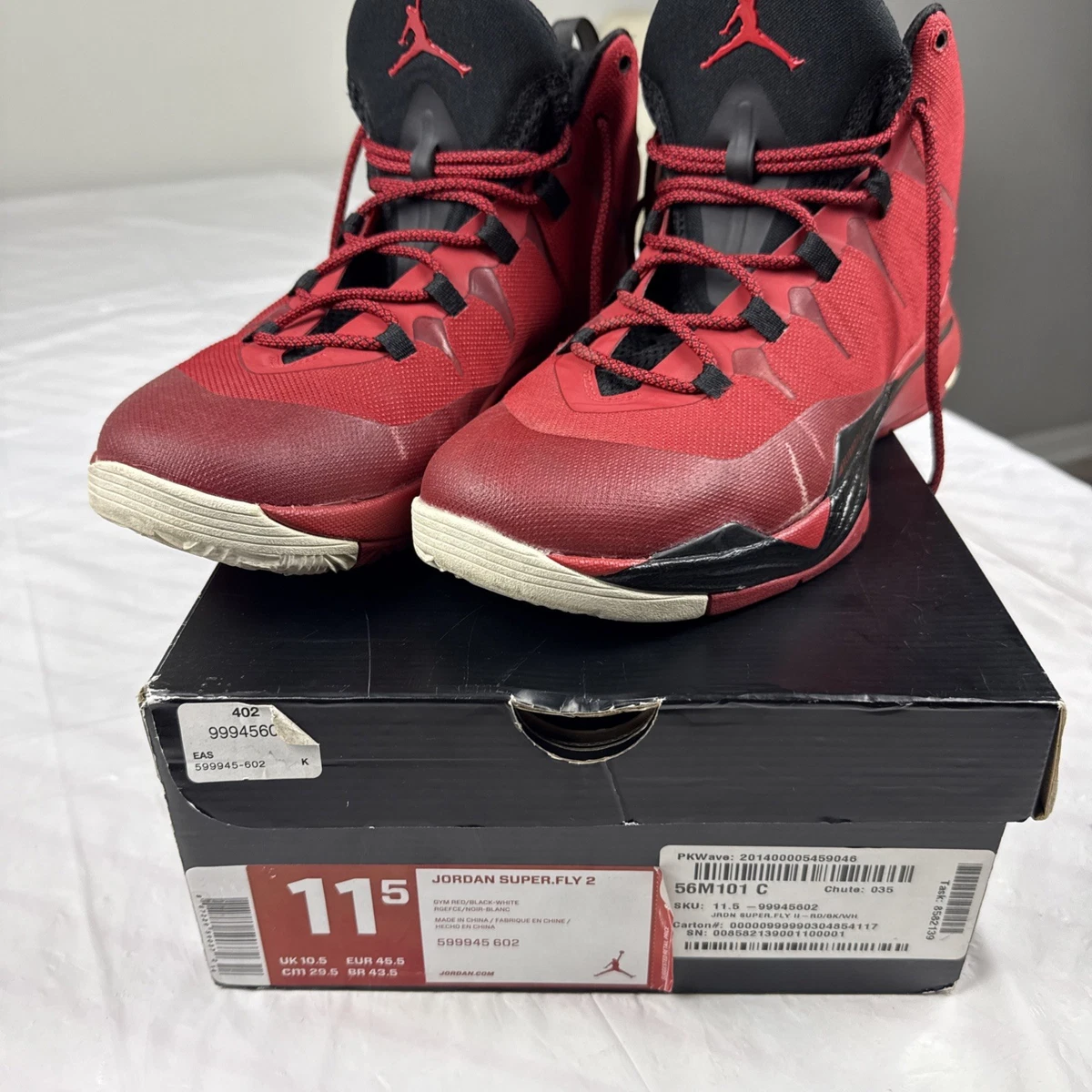 Jordan Super.Fly 2 Black Crimson Red for Sale | Authenticity