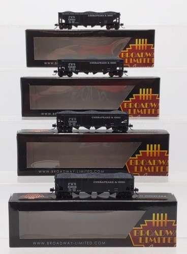 Broadway Limited 7426 N C&O ARA 70 toneladas paquete de tolva cuádruple A (paquete de 4) LN/caja | Zustand: Used