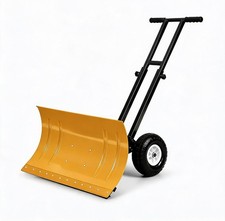 Snow Shovel with 10" Wheels 29" Wide Shovel Blade Dual Handle Steel Adjustable