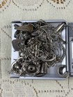 LOT OF CLEAN STERLING SILVER JEWELRY/PARTS FOR SCRAP, BEADS, PARTS 76.5 Grams — photo 2
