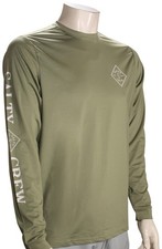 Salty Crew Tippet LS Surf Shirt - Oil Green - New