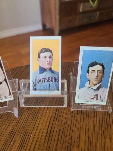 Tarjeta de tabaco Honus Wagner 1910 RPÂ con Lewis, "Magia" de jerez y tabla Eddie - Imagen 3 de 8