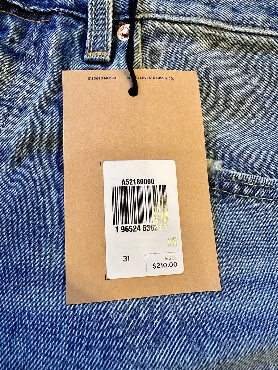 Stussy x Levis Embossed 501 Denim Jeans 150th Anniversary Stussy x Levis Embossed 501 Denim Jeans 150th Anniversary