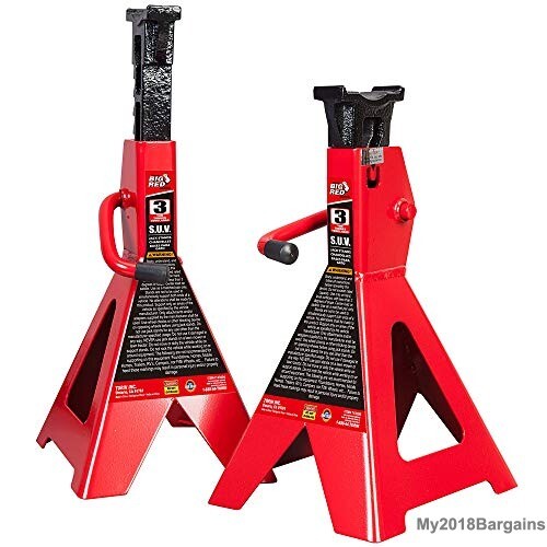 BIG RED T43006 Torin Steel Jack Stands - 3 TON - Picture 1 of 2