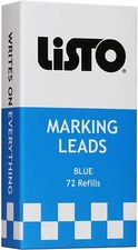 Listo 162 Marking Pencils Refill - Blue Box of 72 - China Marking Wax Pencils