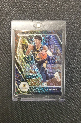 2021-22 PANINI DRAFT PICKS PRIZM BLACK JA MORANT #64 SHIMMER 1 OF 1 MVP ALL STAR