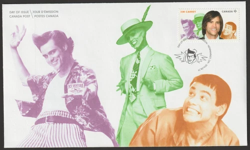 Canada #2777, Great Canadian Comedians, Jim Carrey, First Day Cover, FDC 2014