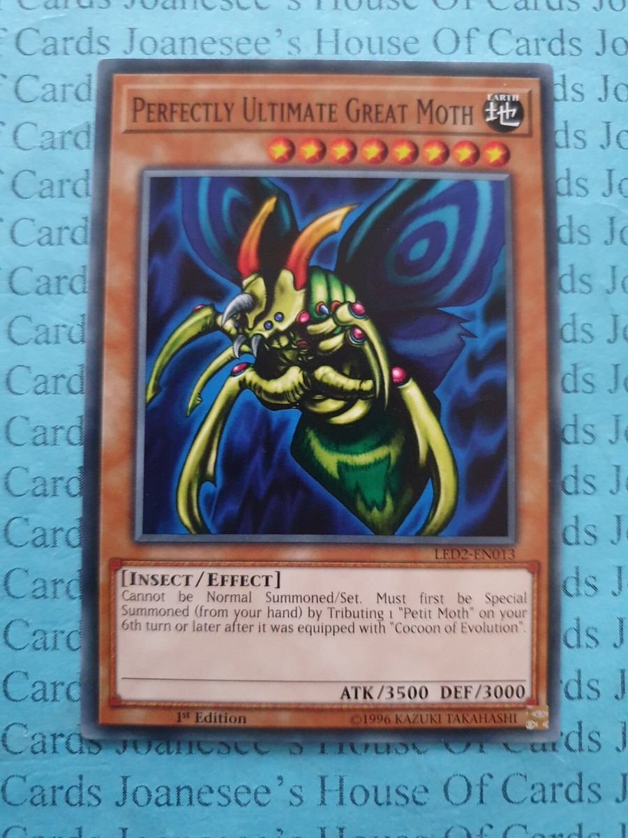 LED2-EN013 Perfectly Ultimate Great Moth Yu-Gi-Oh Card 1st