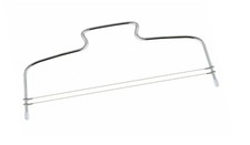 Edelstahl Kuchen Richtmaschine Schneider - 32 cm verstellbarer Draht, Kuchenschneider Schneider