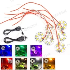 5V Green Warm White LED SMD Lamp Bead Board diy Blue Light Source 5730 chips 6H