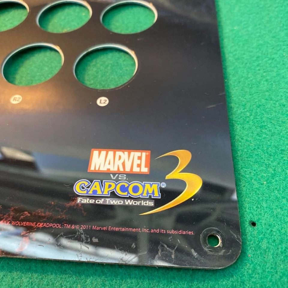 MARVEL VS CAPCOM 3 Arcade Fight Stick Cover Tournament Edition Used 2011 Japan - Image 3 of 4