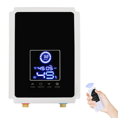 6500W Instant Warmwasserbereiter Klein Elektro Durchlauferhitzer Set 30-55  DHL
