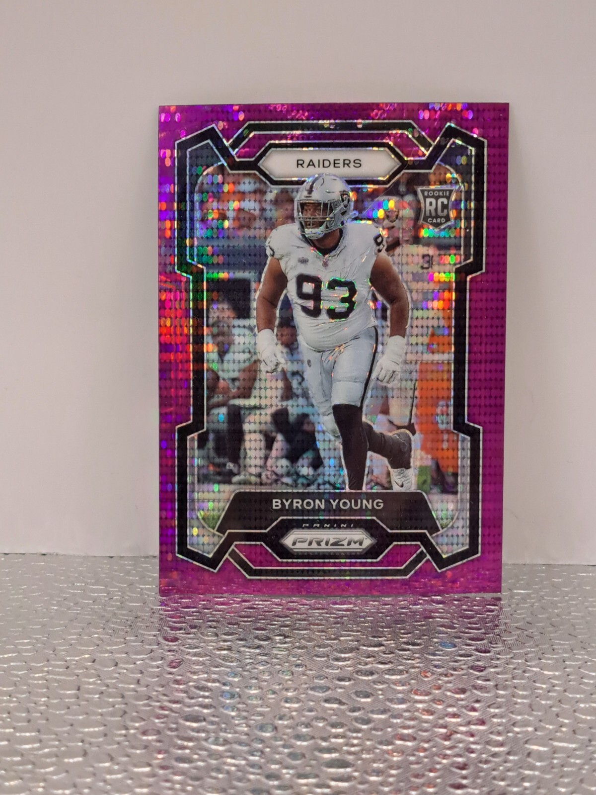 2023 Panini Prizm - Rookies Purple Pulsar Prizm #355 Byron Young (RC)