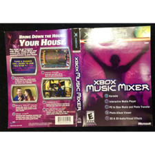 XBOX MUSIC MIXER - Xbox - Cover Art Only NO Game/Manual/Case - No Tracking