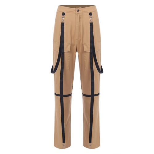 Womens Cargo Casual Pants Outdoors Trousers Sport Bottoms Vacation Streetwear - Imagen 11 de 39