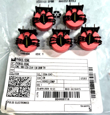 Pulse Electronics PH9455.105NL 2342 M1 CN 075-01297.001 (5-Pack)