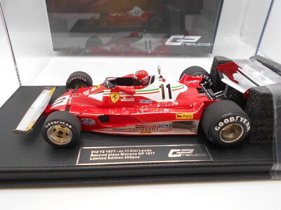 FERRARI 312 T2 2nd GP Monaco 1977 Lauda W/WINDOWCASE 1:18 GP14JF