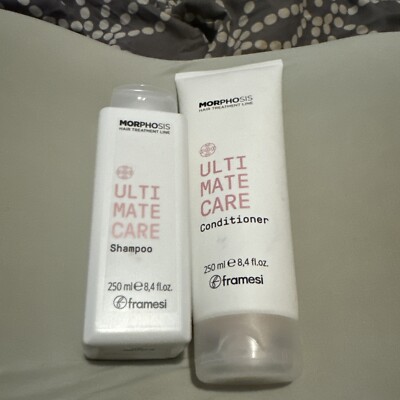 Framesi Morphosis Ultimate Care Shampoo & Conditioner/Frizzy hair 8.4 oz Duo New