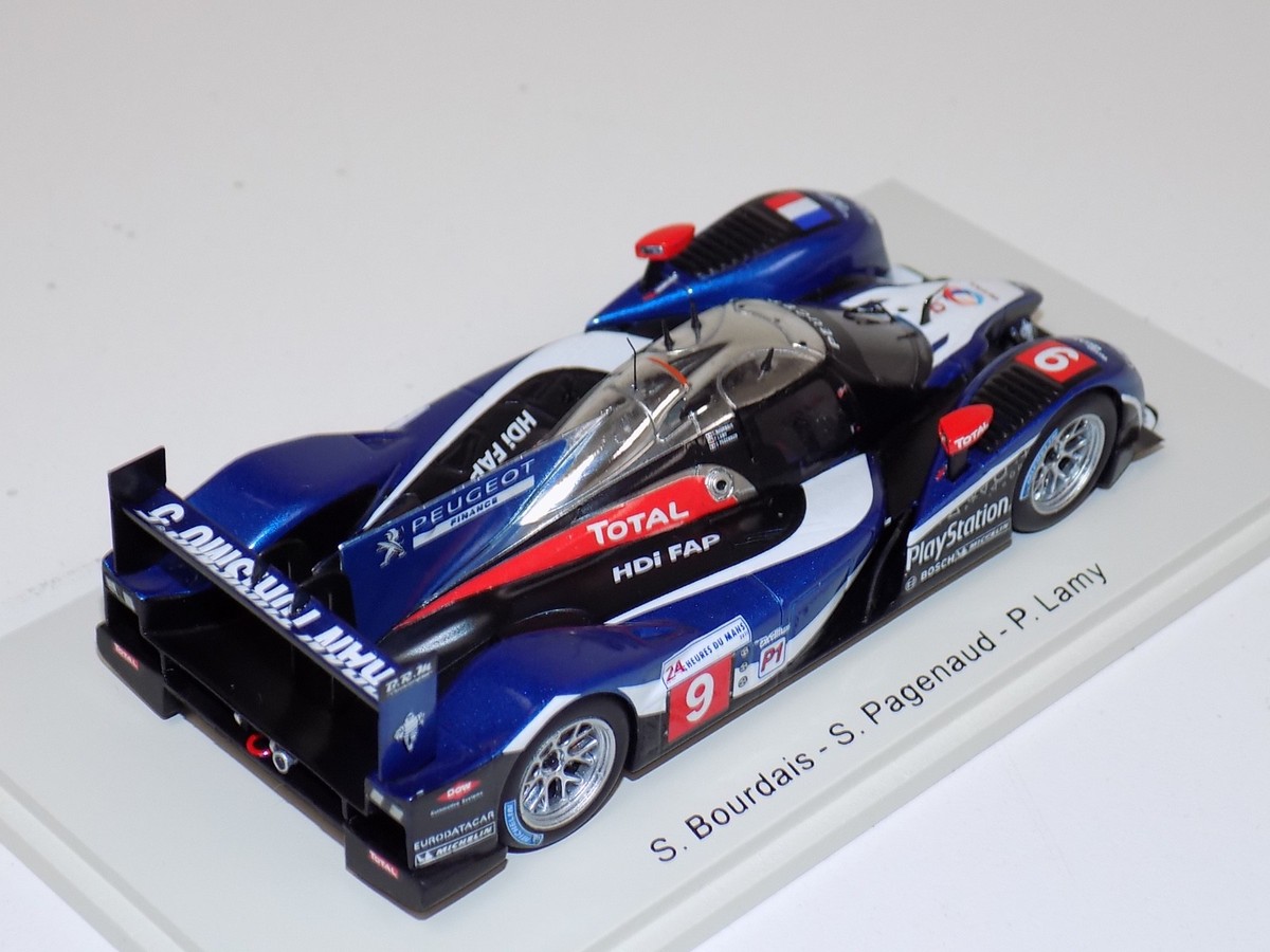 1/43 Spark Peugeot 908 Car #9 2nd Place 2011 24 H of Le Mans S2594
