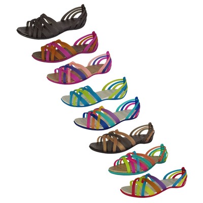 Crocs Womens Huarache Flat Open Toe 