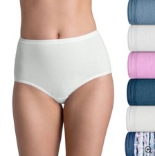 Fruit Of The Loom Ultra Soft Signature Briefs Underwear Panties 6 Pairs  9 XL