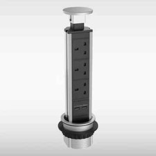 SenSioPod E Pop up Kitchen Worktop 3 Sockets  & 2 USB Plugs = SAME DAY DISPATCH