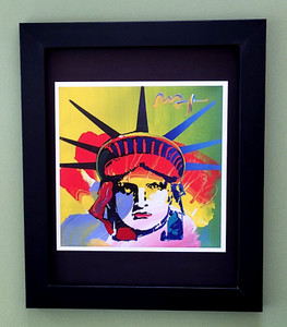 Peter Max | Iconic Print Signed | Liberty Pop Art | New Frame | Buy it Now!