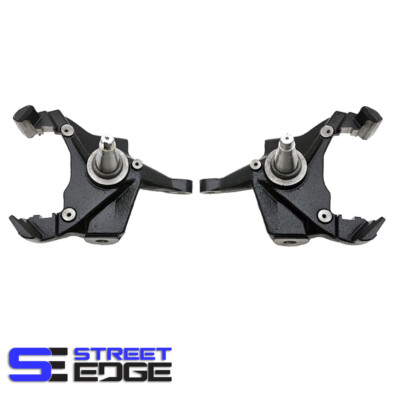 Street Edge 3'' Drop Lowering Spindles for 75-91 Chevy/GMC C30 C35 R30 C3500 2WD