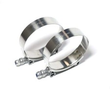2pcs 68mm-76mm Stainless Steel T-bolt Clamp Turbo Intake Silicone Hose Clamps 2pcs 68mm-76mm Stainless Steel T-bolt Clamp Turbo Intake Silicone Hose Clamps