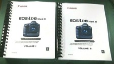 Canon EOS-1Dx Mark III Advanced User Guide: Full Color 961 Page  Plastic Covers