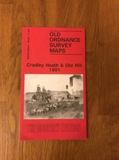 Vintage Reprint Old Ordnance Survey Maps - Cradley Heath & Old Hill 1901