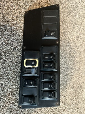 Bluebird vision school bus Dash panel 10 switches included With Harnesses Used