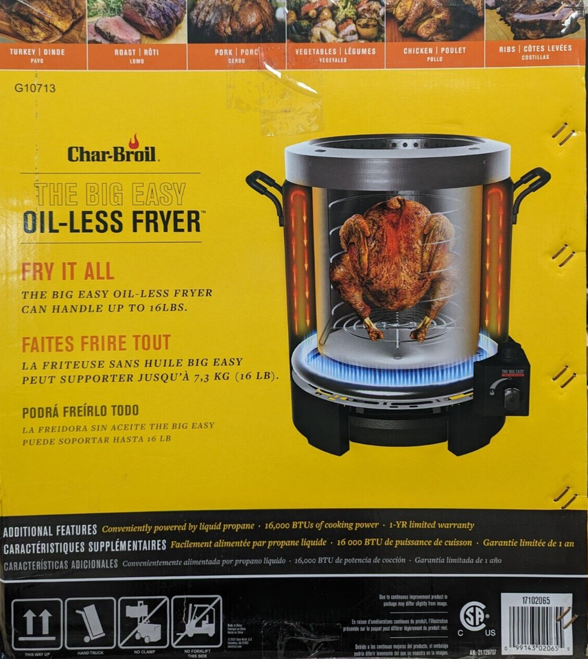 CharBroil The Big Easy Oilless Turkey Fryer 793200433326 eBay