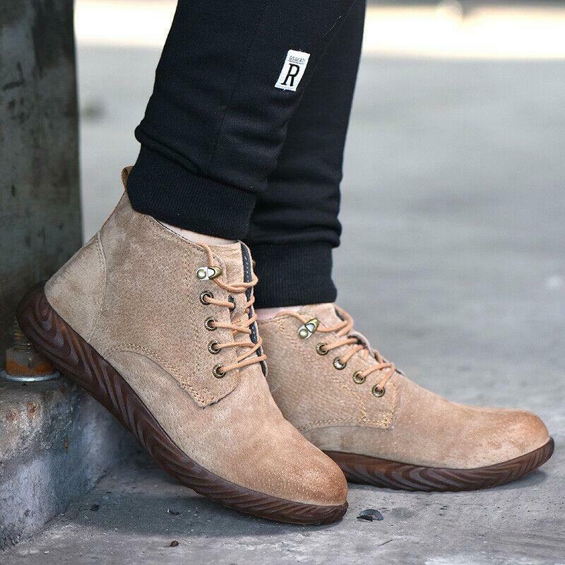 Men Shoes Lace Up Light Ankle Boots | eBay