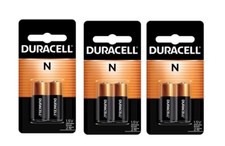 3  Duracell Alkaline Battery Size N 1.5 V 0.8 Ah Wide Range of Devices 2 pk