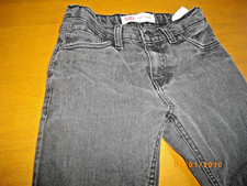 Boys Levi's 510 Skinny Jeans With Adjustable Waist Size 12 Reg Black