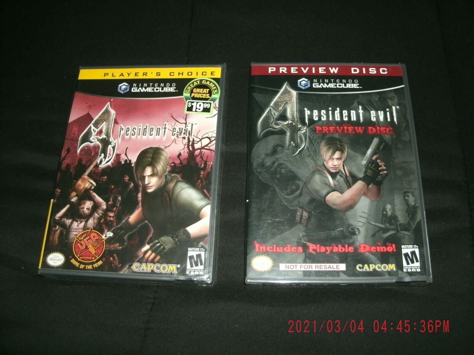 Gamecube Resident Evil 4 Sealed GRADED 85+ NM+ ( Uncirculated )