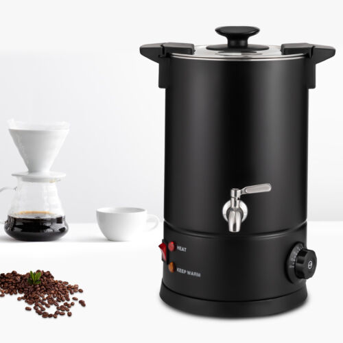 8L Commercial Coffee Urn Machine Maker Large Office Dispenser Brewer Hot Water
