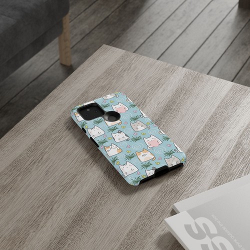 Cute Cat Phone Case, Kawaii Cat Lovers Mobile Cover - 第 189/277 張圖片