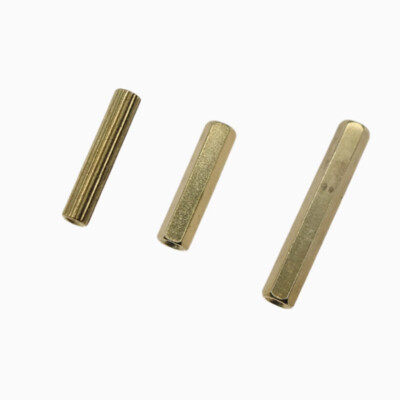 Female Pillar Studs Hex / Round Connector Nuts Threaded Sleeve Rod Bar Stud