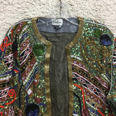 vintage sequin blazer