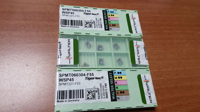 Walter Milling Insert SPMT060304-F55 WKP35S SPMT060304-F55 WKP35S Pack of 10 Walter Milling Insert SPMT060304-F55 WKP35S SPMT060304-F55 WKP35S Pack of 10